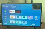 43 inch smart android frameless led tv with 600 channel free in tv