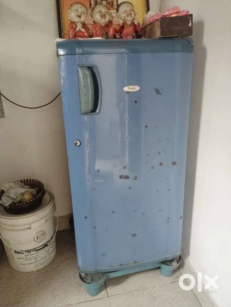 Blue colour fridge WhirlPool 150- 190 l  with stand