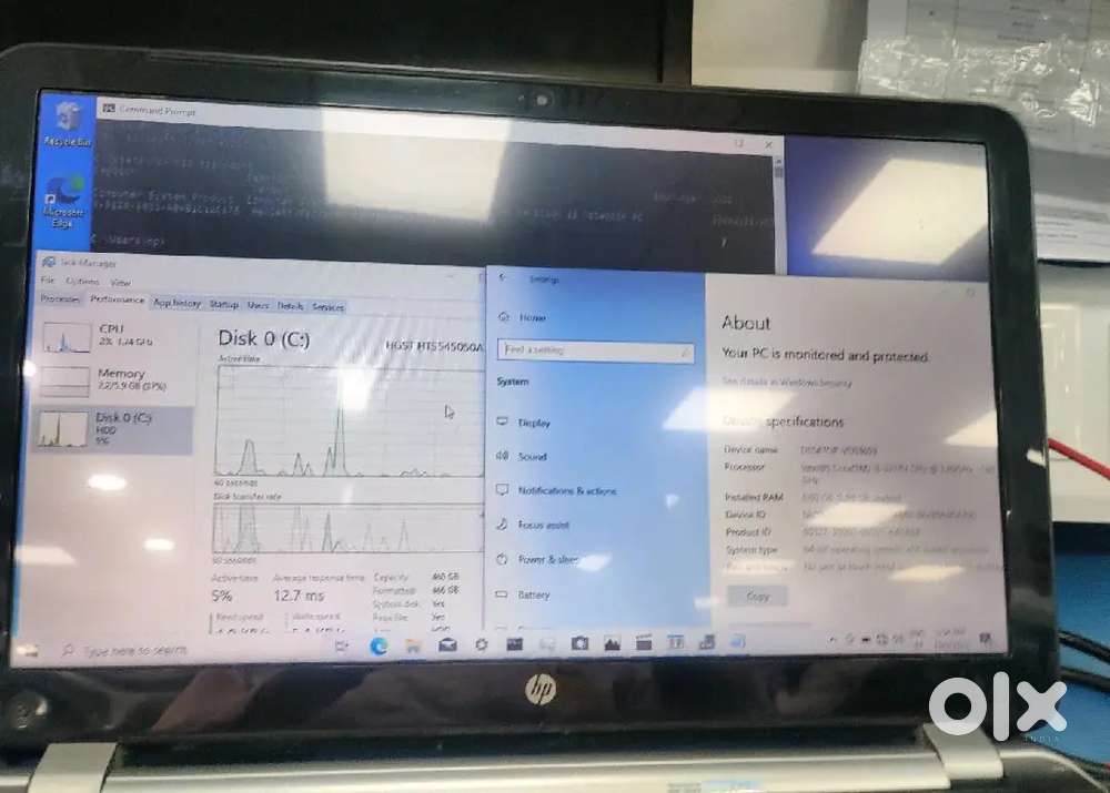 HP Pavillion laptop 15  6 gb ram/ 500 hard disk