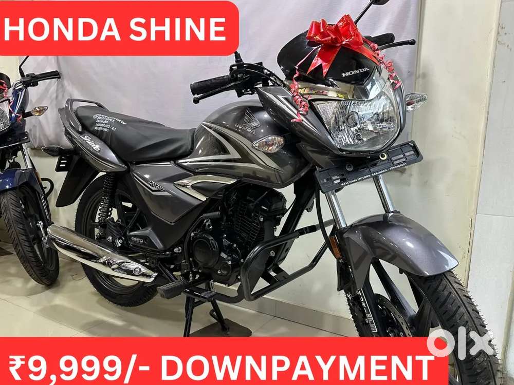 HONDA SHINE - 4,999/- DOWNPAYMENT