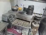 Sell all the kitchen equipmets at 5.5 lakh or rent at 20000 per month