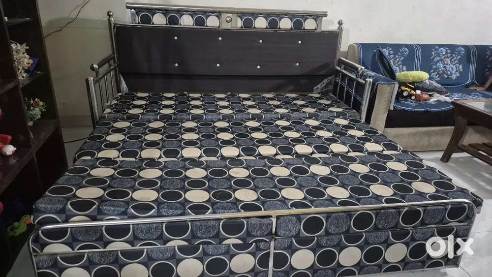 Steel Body Sofa Cum Bed – Durable & Space Saving Furniture