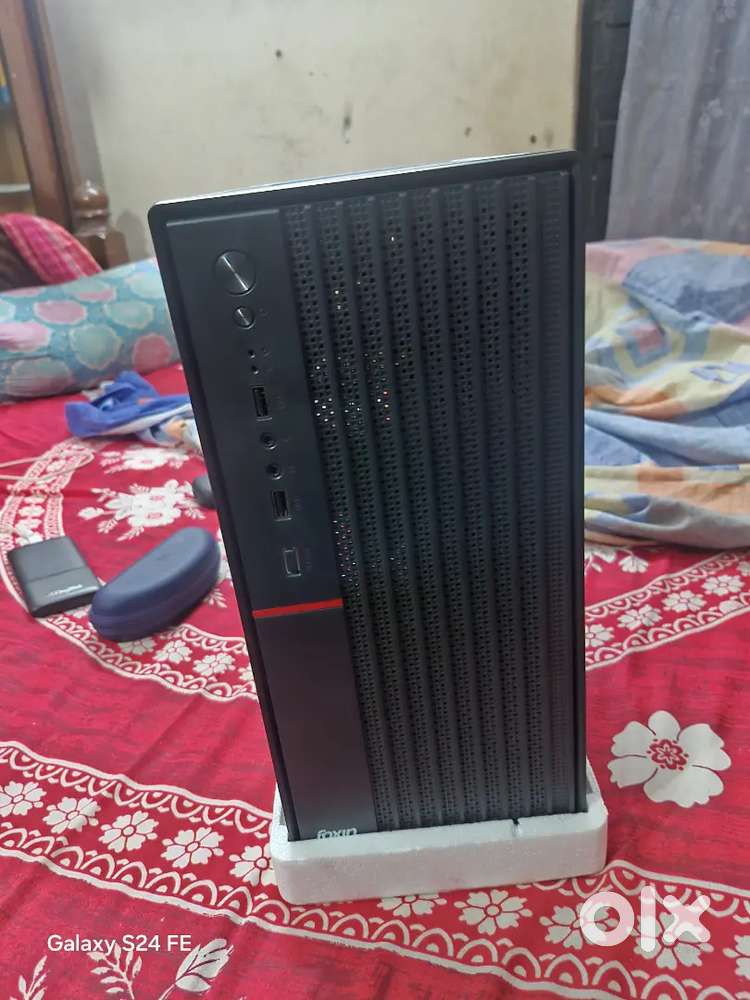 Full desktop with monitor