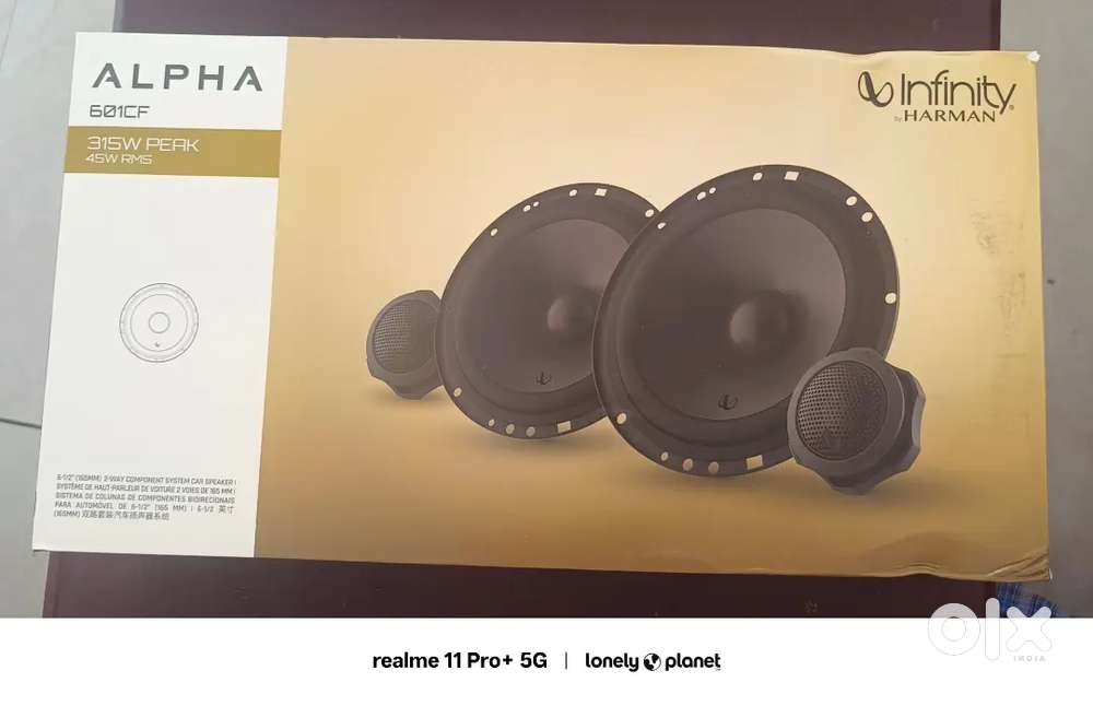 Infinity ALPHA Components and Coaxial speakers for Sale