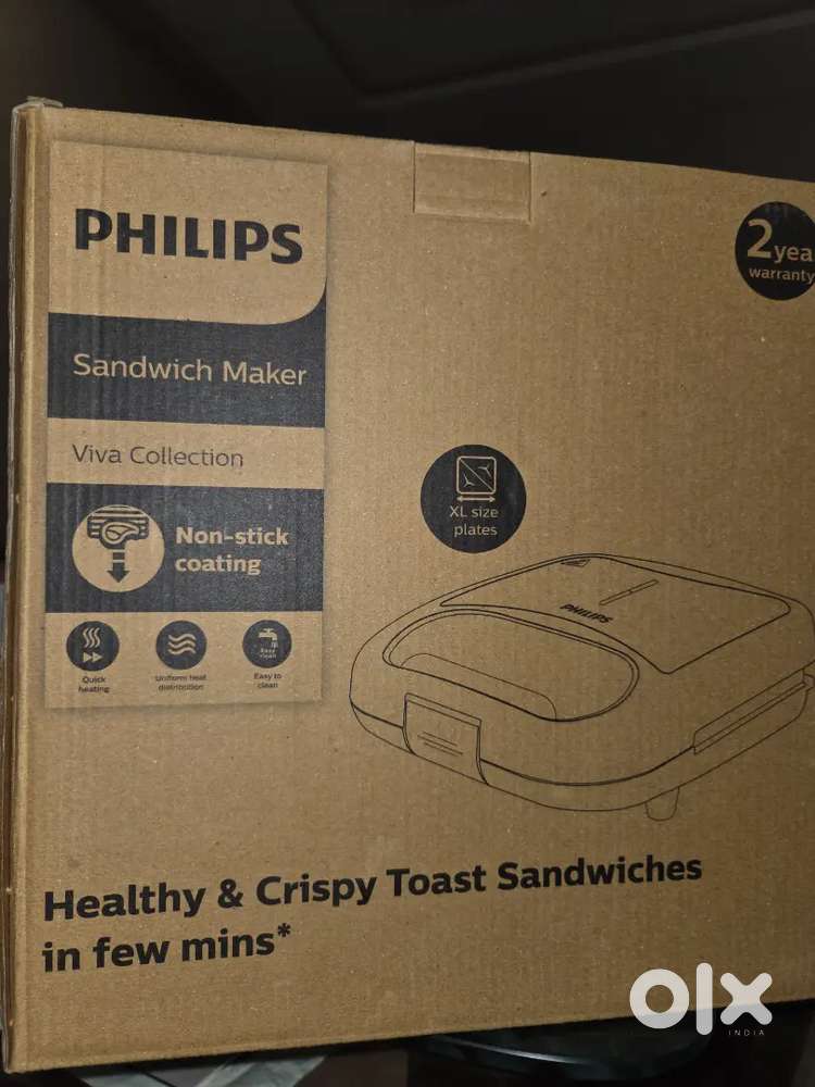 Philips Sandwich Maker with Box brand new condition
