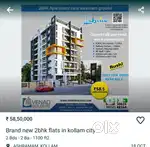 2 BHK Brand new Flats for sale.