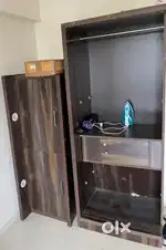 Double wardrobe-wooden-particle board.