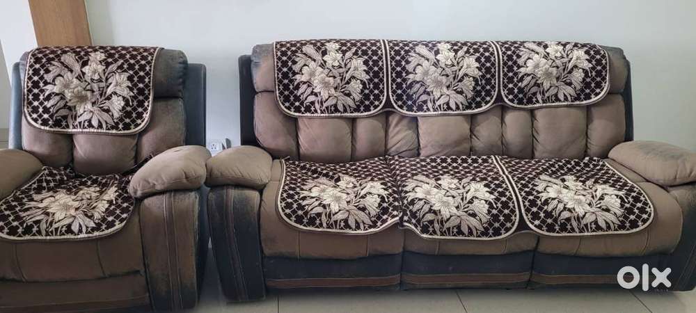 Royaloak Recliner Sofa 3+1+1