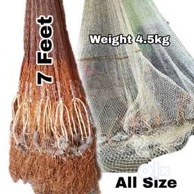 Hand Throwing Fishing NetHight - 7 feet to 10 feetWaight - 3.5kg to 5.0 kgAll Types Fishing Net Avai...