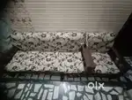 3+1 wooden sofa For sale