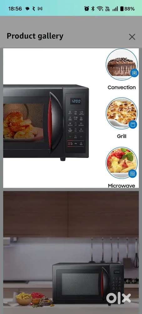 Samsung 28l microwave convection oven
