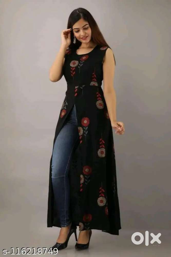 Aishsani attractive Kurtis febric poli cerep