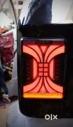 Mahindra Thar led tail lights with scanning function