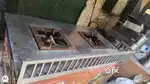 Steel bhatti counter double burner