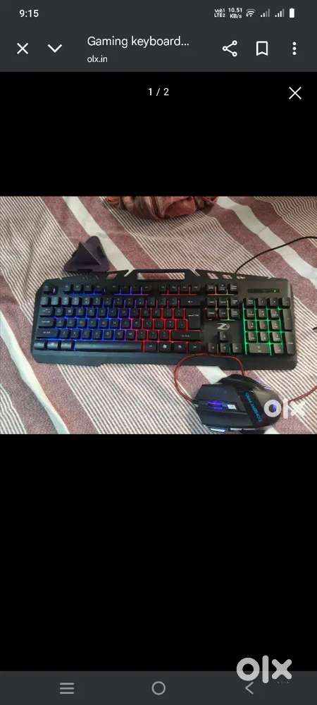 Gaming keyboard and computer accessories