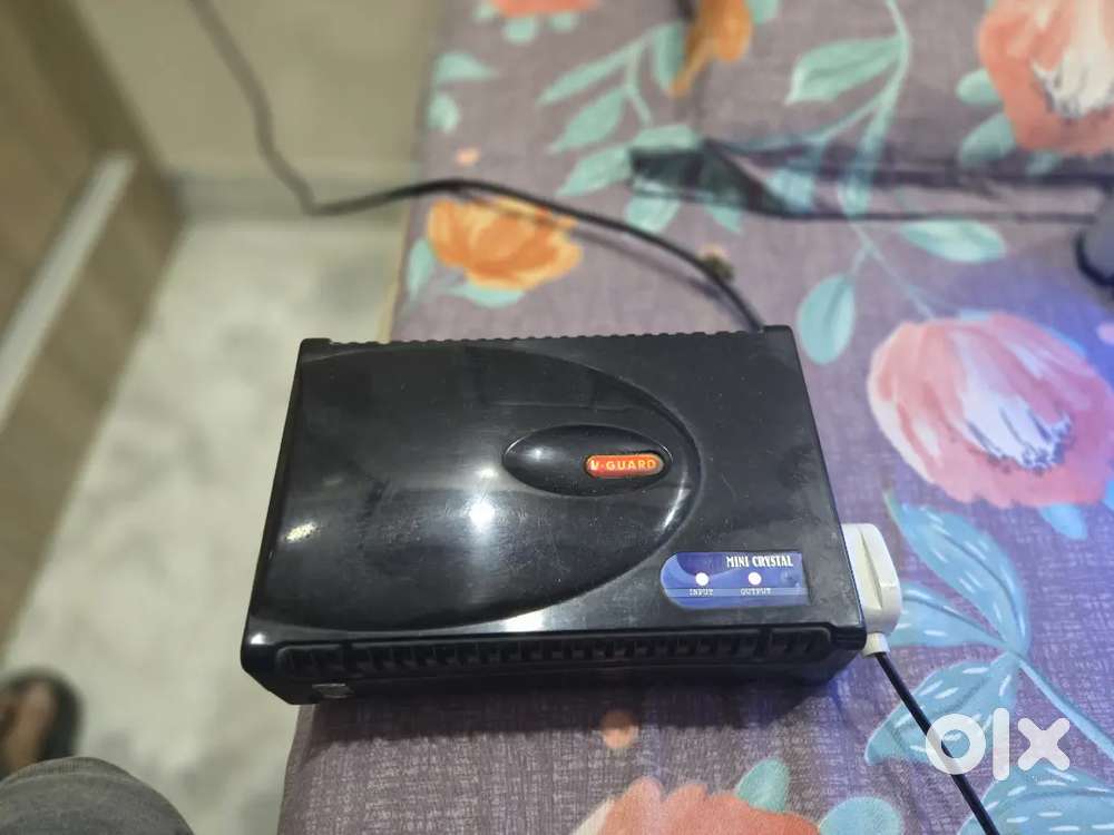 V.Guard mini voltage stabilizer +One Solid make Tv receiver