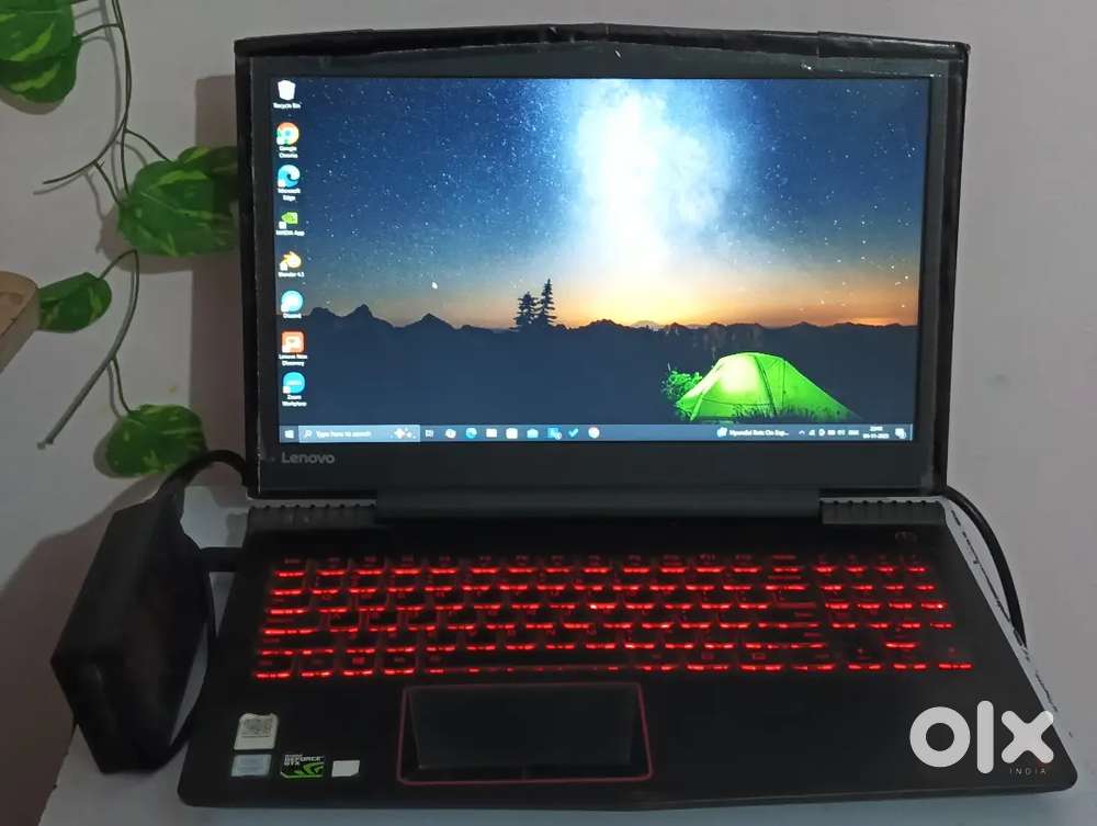 Lenovo Gaming Laptop  i5 7th Gen  16GB RAM  GTX 1050Ti  SSD + HDD