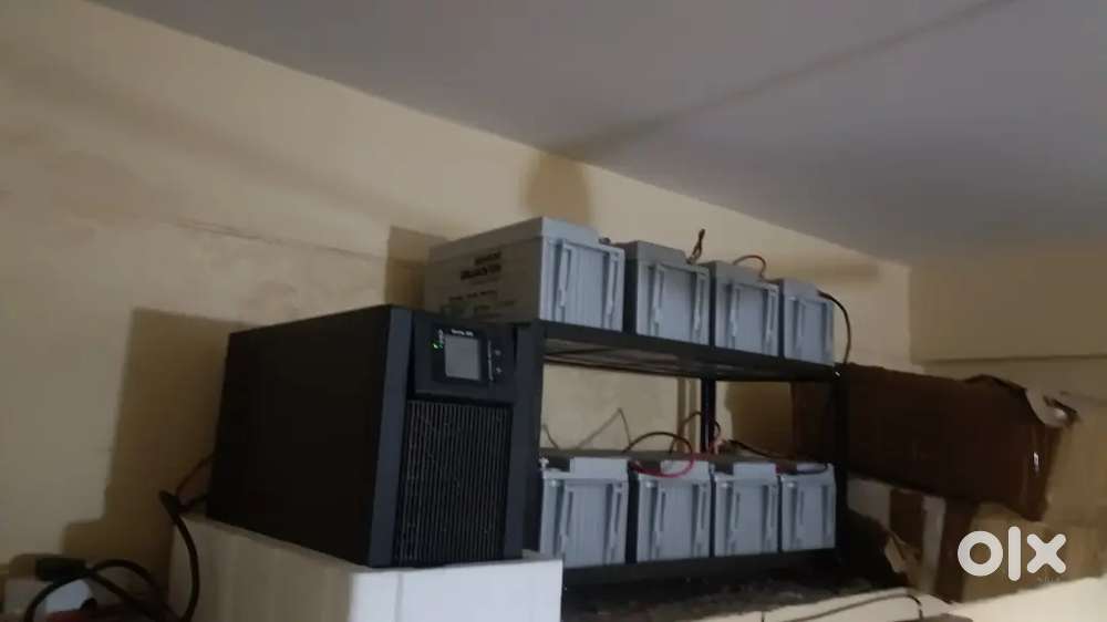3 KVA BPE Online UPS and 8 Nos. Batteries
