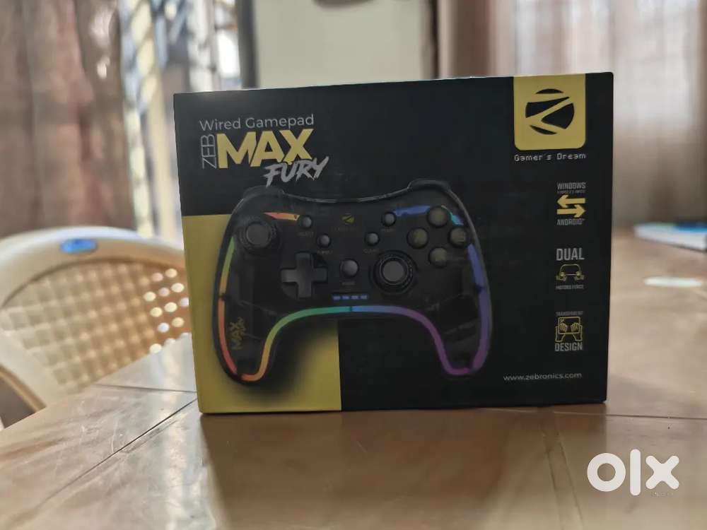 Zebronics - Max Fury Wired Gamepad - Transparent