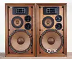 Vintage three way speaker