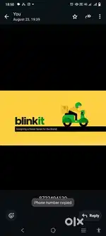 Hiring for chennai blinkit delivery boy job