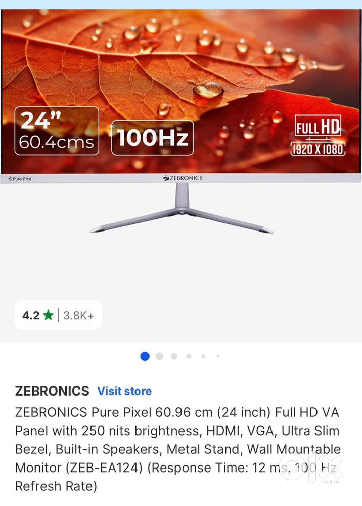 ZEBRONICS Pure Pixel 60.96 cm (24 inch)