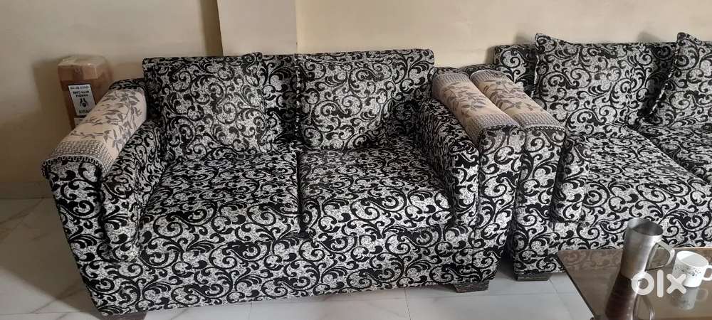 Black design sofa
