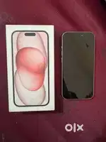 Iphone 15 pink colour 128 gb brand new condition display ka msg h