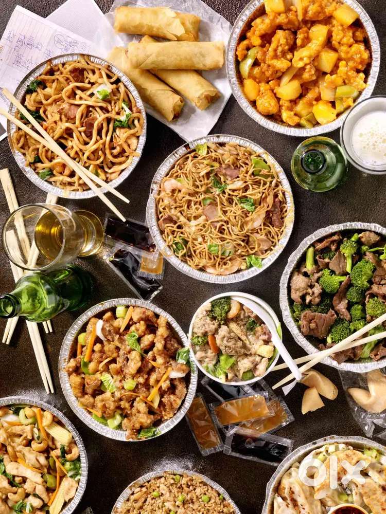 Cart pr chinese food bnane vala