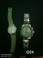 Men watch rolex and titan