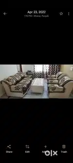 2 BHK Flat  fully furnished flat in gated society