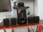 F & D speakers and Philips DVD player