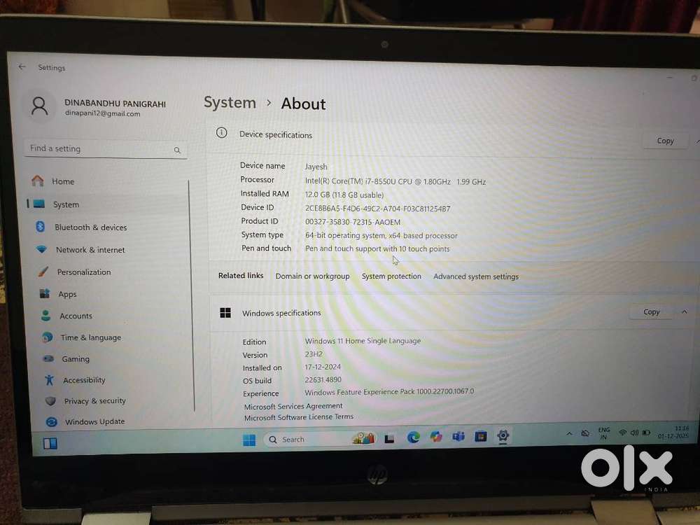 HP Pavilion 360 Laptop