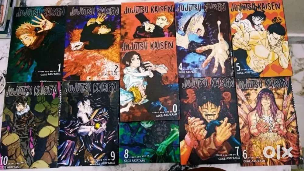 Jujutsu kaisen Manga all volumes (1 to 10 )latest edition