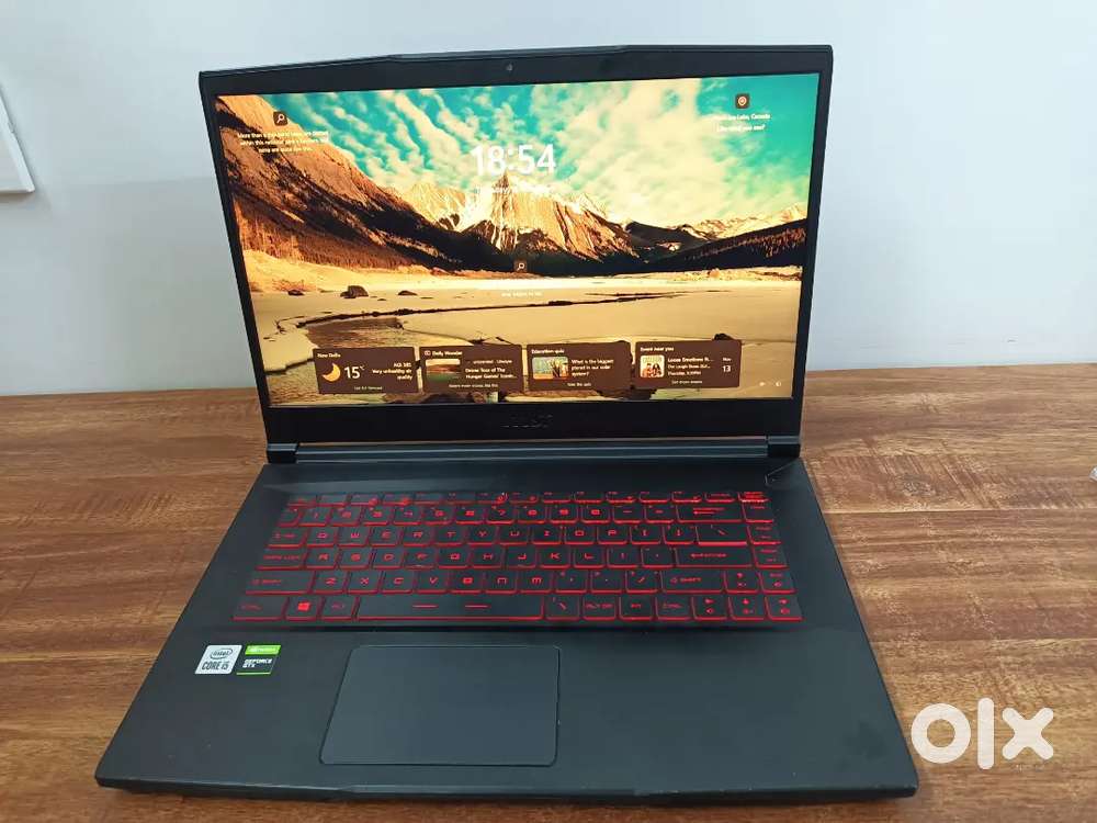MSI i5 10th genration 10500 h gaming laptop (GTX 1650 graphics)