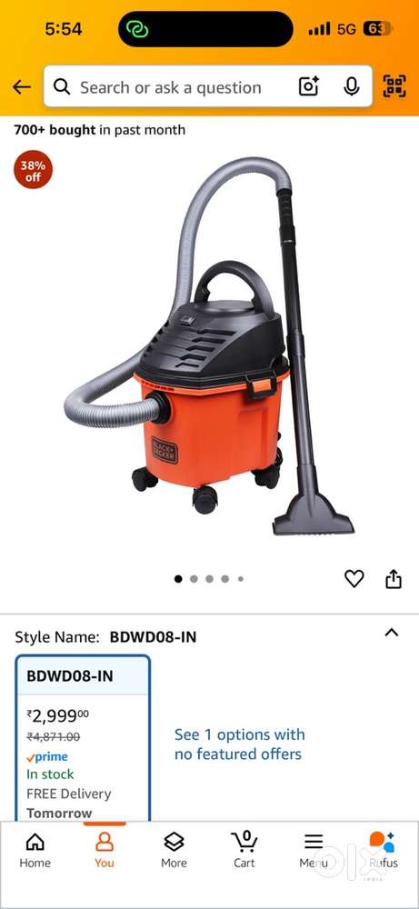 Wet and Dry Vacuum Cleaner
