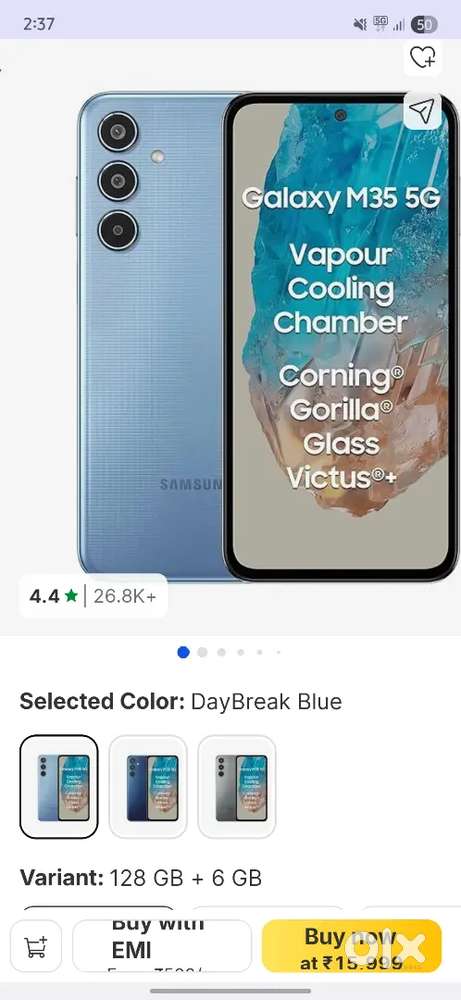 Samsung M35 6/128 GB