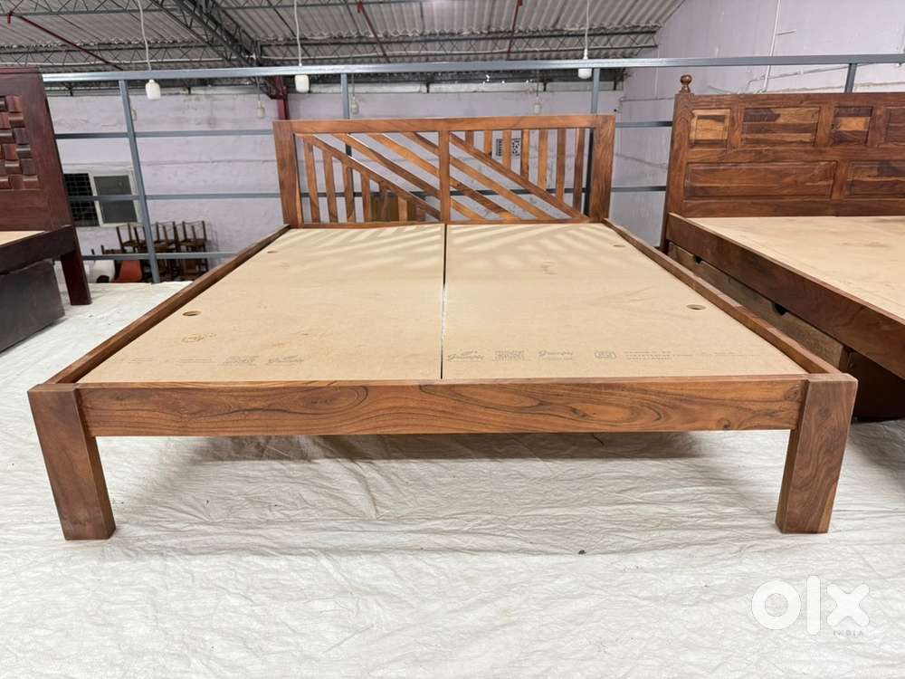 Home Edze Brand Teak Furniture -Amaze Teakwood Queen size bed for Sale