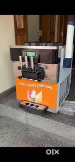 Softy serve icecream mechine.  Double compressor.1400watts.