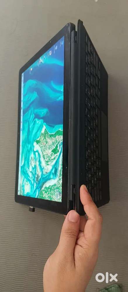 Dell full touch screen laptop, 360 degree rotate,and free guitar