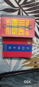 The 48 laws of power book + tols of titan book