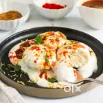Dahi bada and tikki