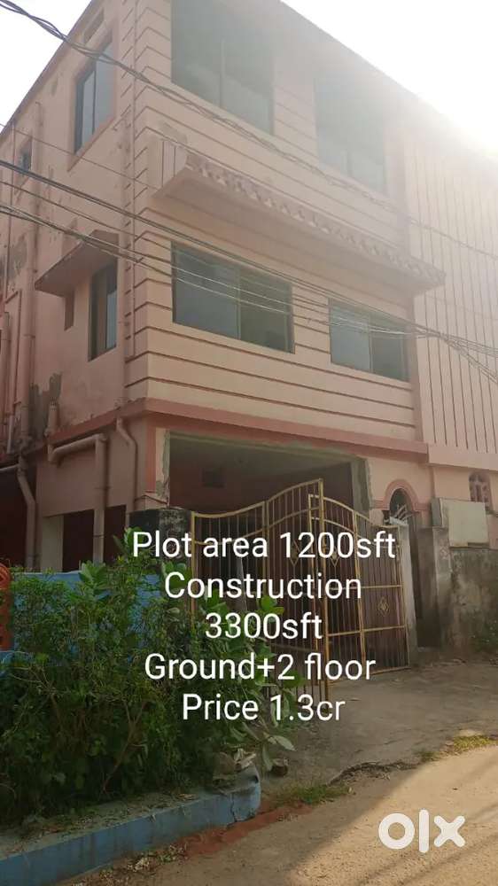 Duplex ground+2 raghunathpur patia