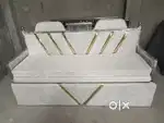 {SHANDAR FURNITURE}  NEW  STEEL  SOFA  CUMBED