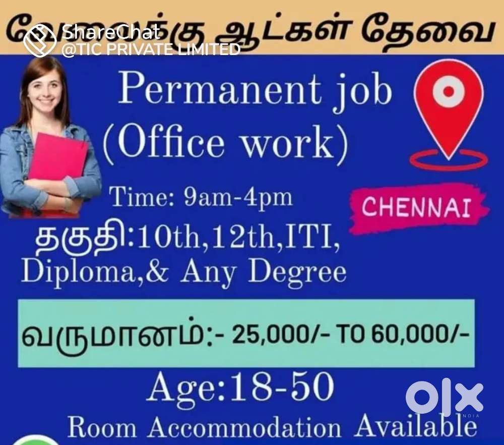 PERMANENT JOB VECANCY AVAILABLE