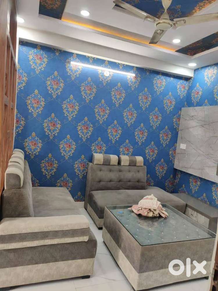 2bhk furnished independent flat no restriction by owner for working