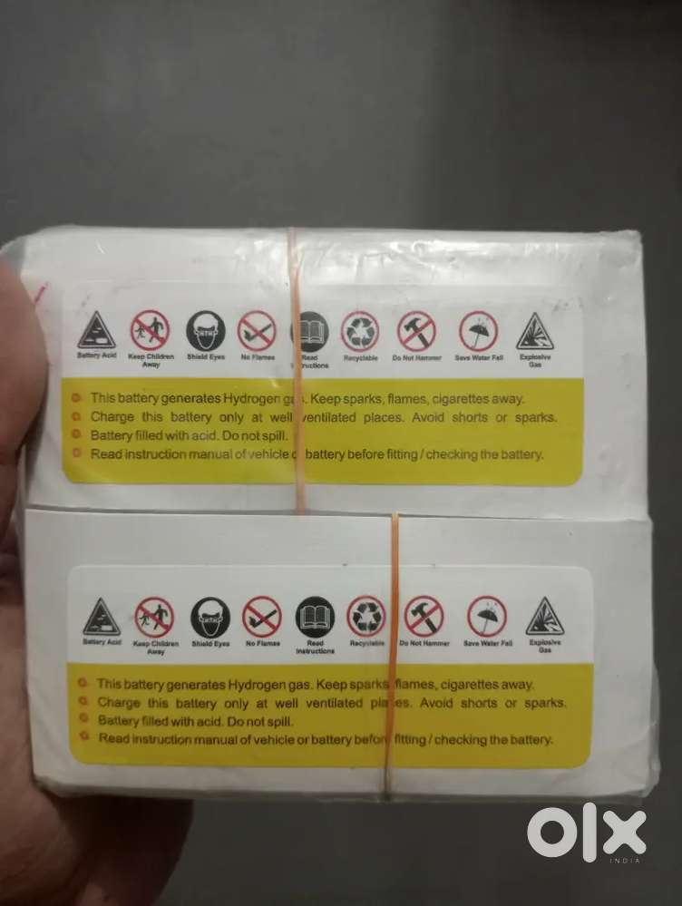 Battery Caution stickers