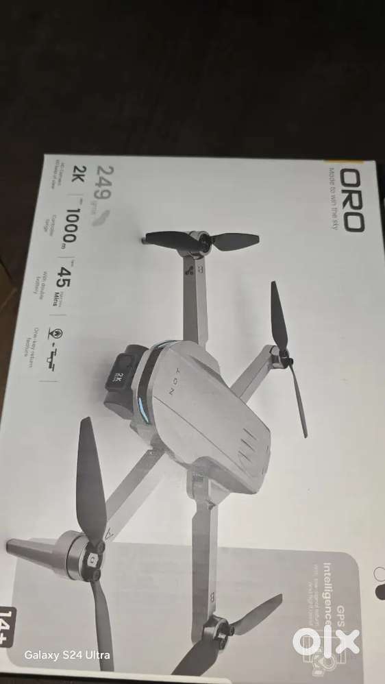 NOT ORO 2K Ultra HD Camera Drone – Triple Battery (Sealed Box)