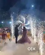 Balloon decoration. bridal groom entry. Game's