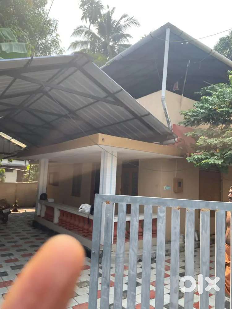 6 cent residential plot with house for sale near makaliyam Irumpannam